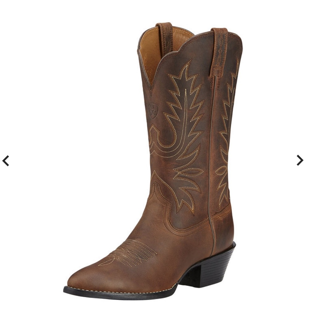 Ariat Western Brown leather Cowboy Boots